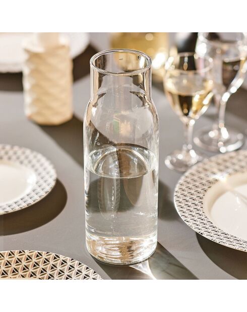 Carafe Funambule & 6 verres concepto pampille transparents - 1L/25cl