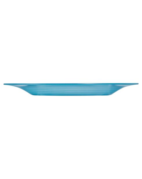 6 Assiettes dessert Factory bleues - D.20 cm