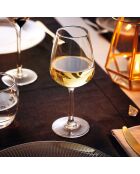 18 transparante Vinetis-glazen