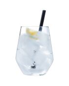 18 transparante Vinetis-glazen