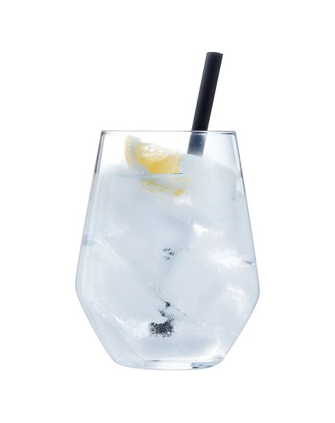 18 transparante Vinetis-glazen