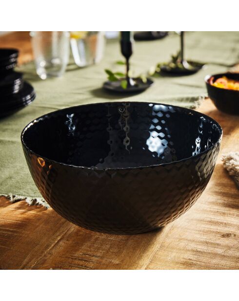 Service de table Pampille noir - 19 pièces