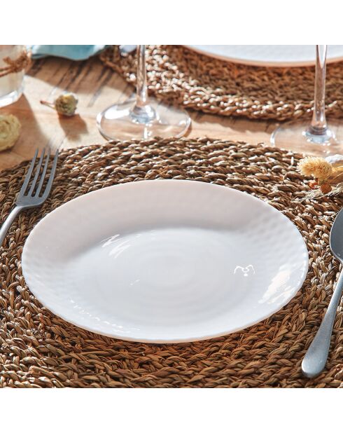 Pampille witte dinerset - 19 stuks