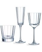 Service de verres Macassar  transparents - 18 pièces