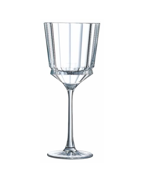 Set de cristal transparente Macassar - 18 piezas