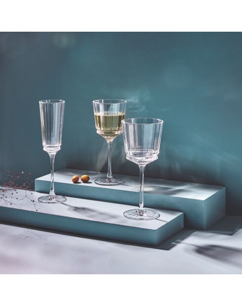 Set de cristal transparente Macassar - 18 piezas