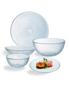 Service de table Pampille  transparent - 25 pièces
