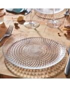 Service de table Pampille  transparent - 25 pièces
