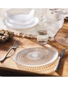 Service de table Pampille  transparent - 25 pièces
