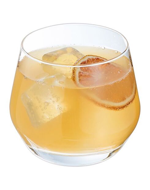 4 Verres bas Ultime transparents - 35cl