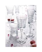 4 Verres bas Lady Diamond  transparents - 27cl