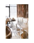 4 Verres bas Longchamp transparents - 32cl