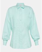 Chemise Oxford Avvitata vert d'eau