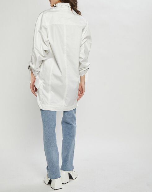 Veste longue à enfiler Friso blanche