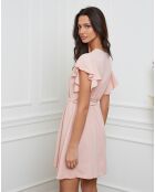 Robe Fallone rose
