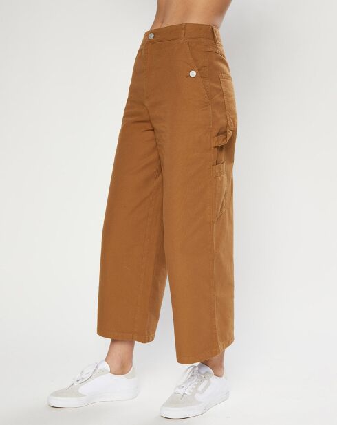 Pantalon Cropped marron