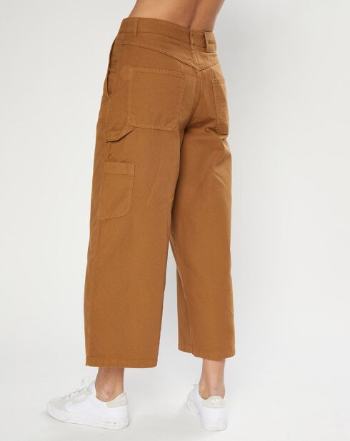 Pantalon Cropped marron
