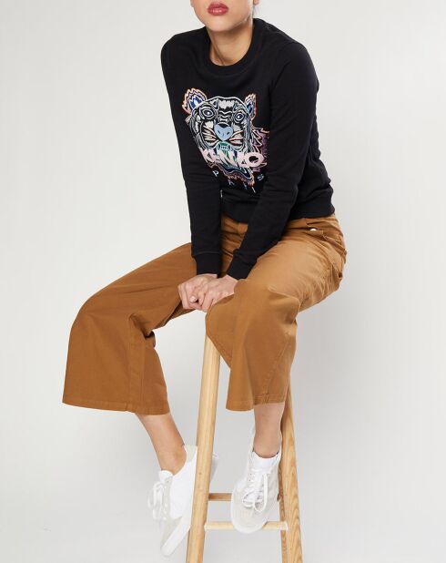 Pantalon Cropped marron