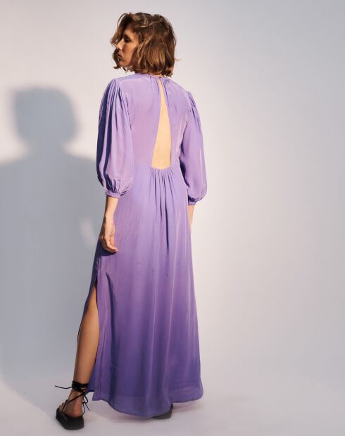 Robe droite Estrella violette