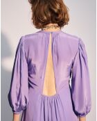 Robe droite Estrella violette