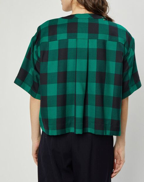 Top Buffalo Check à carreaux vert