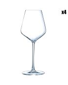 4 Verres à pied Ultime transparents - 38cl