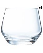 4 Verres bas Ultime transparents - 35cl