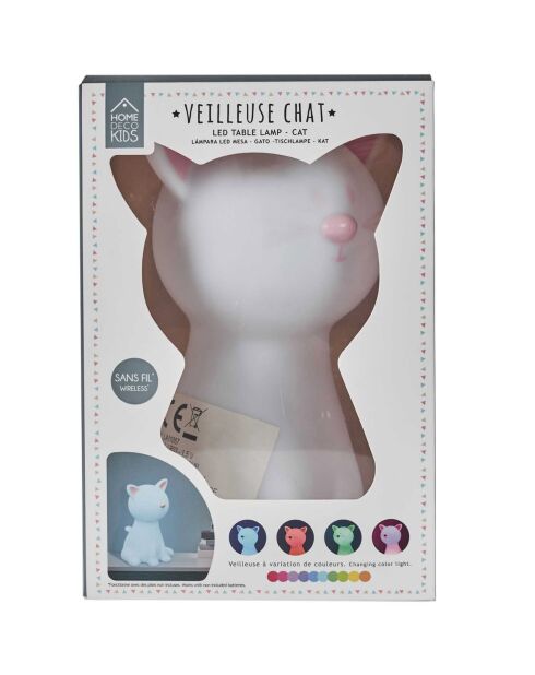 Lampe veilleuse chat