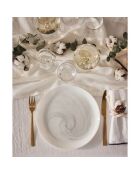 16 verres Ultime Bord transparent bord doré