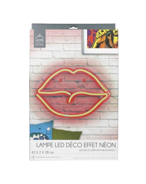 Lámpara LED USB con efecto neón
