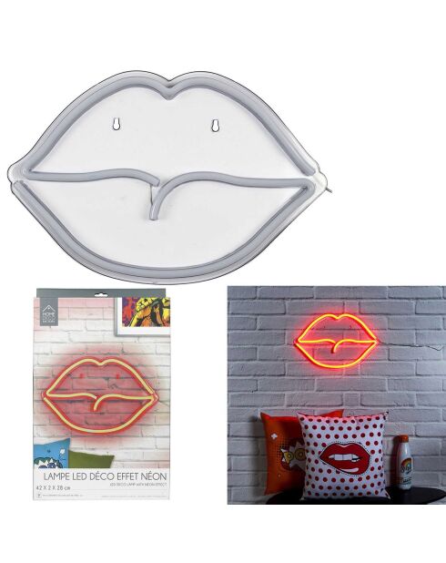 Lámpara LED USB con efecto neón