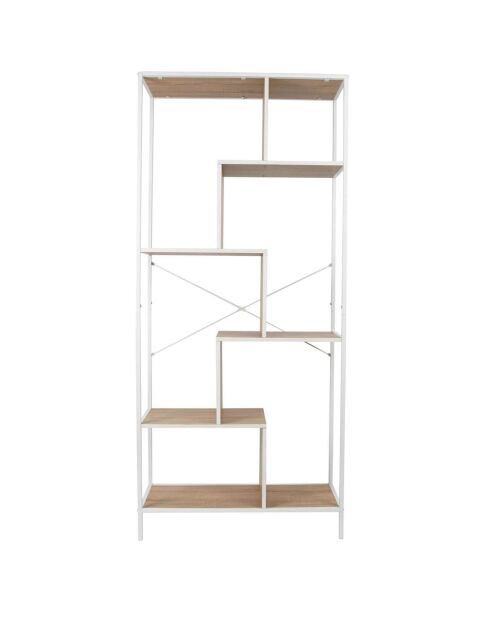 Etagère edison blanche - 80x30x180 cm