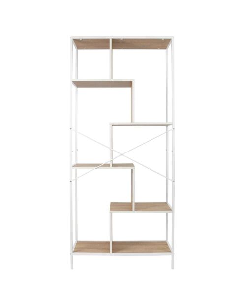 Etagère edison blanche - 80x30x180 cm