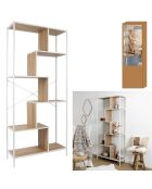 Etagère edison blanche - 80x30x180 cm