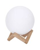 Lámpara táctil 3D redonda con forma de luna - D.15 cm