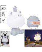 Lampe veilleuse hippopotame