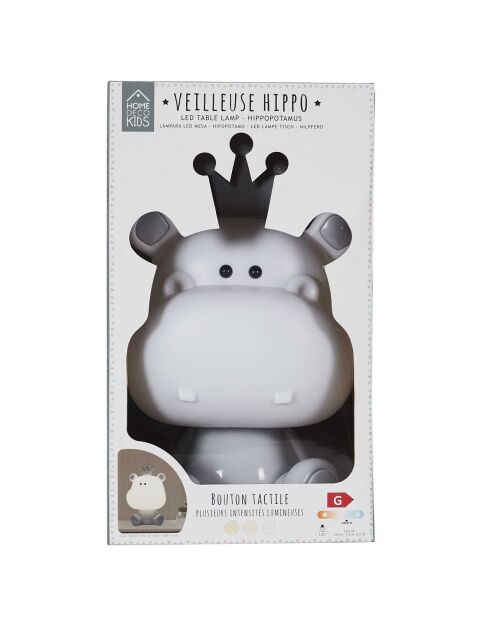 Lampe veilleuse hippopotame
