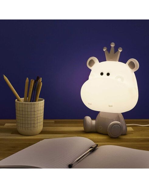 Lampe veilleuse hippopotame