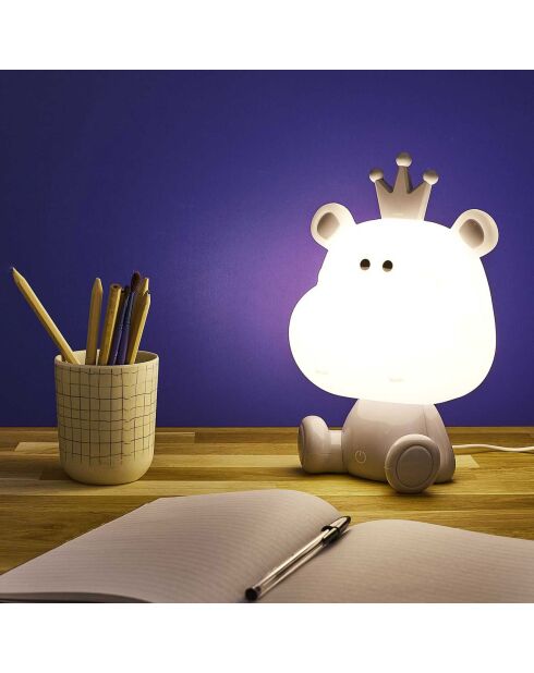 Lampe veilleuse hippopotame