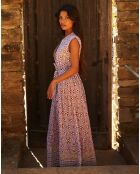Robe longue Salina rouge