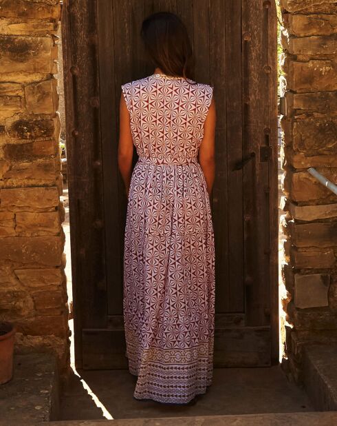 Robe longue Salina rouge