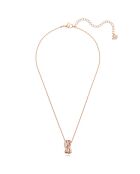 Collier Twist doré rose