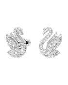 Boucles d'oreilles Iconic Swan argentées