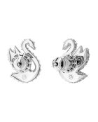 Boucles d'oreilles Iconic Swan argentées