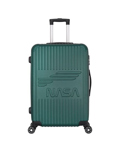 Valise Long Séjour 4 roues doubles 75 cm Enter vert kaki