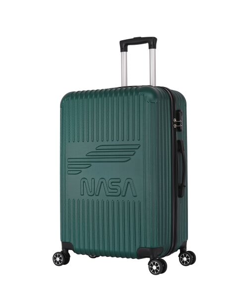 Valise Long Séjour 4 roues doubles 75 cm Enter vert kaki