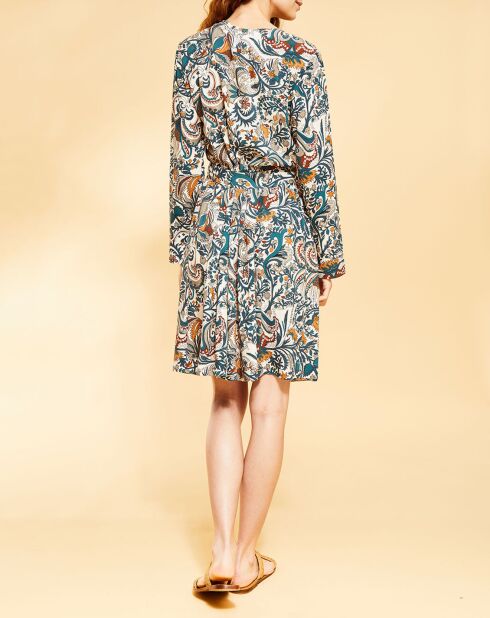 Robe Courte Victoire paon