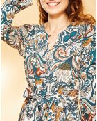 Robe Courte Victoire paon