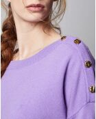 Pull en Laine Marianne violet