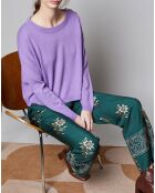 Pull en Laine Marianne violet